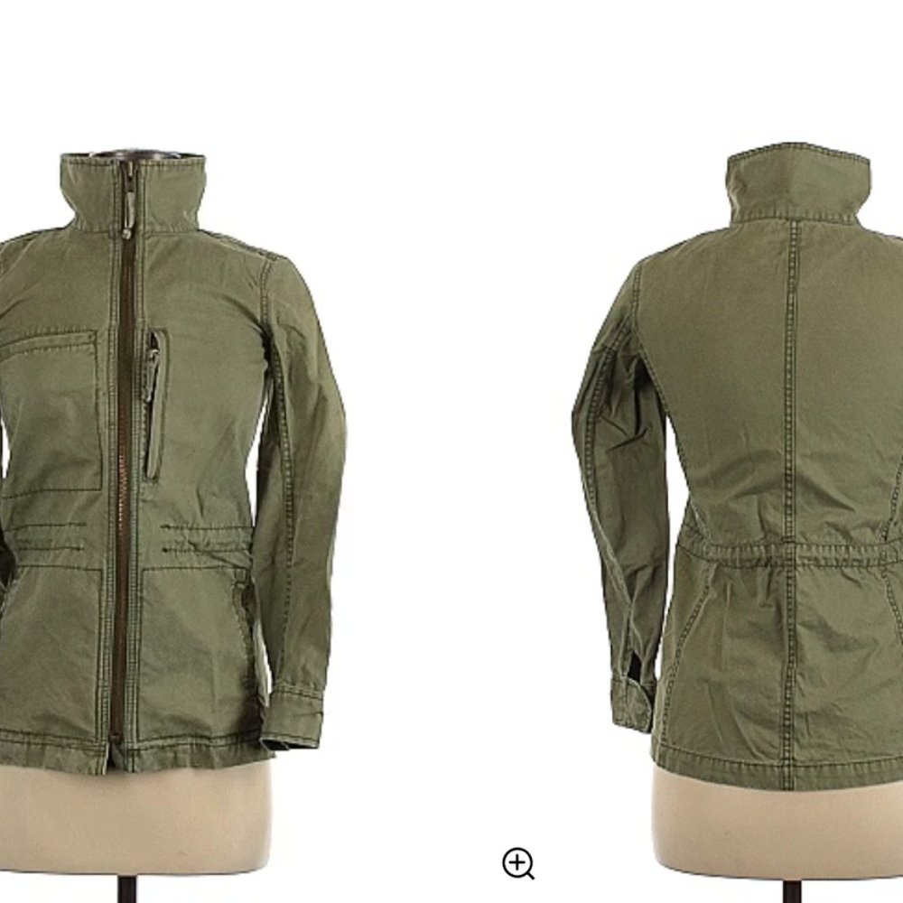 Madewell Green Military Style Jacket